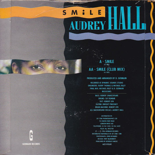 Audrey Hall : Smile (7", Yel)