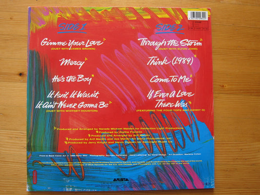 Aretha Franklin : Through The Storm (LP, Album)