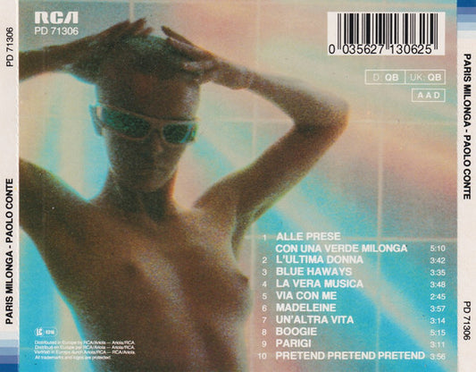 Paolo Conte : Paris Milonga (CD, Album, RE)