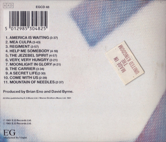 Brian Eno - David Byrne : My Life In The Bush Of Ghosts (CD, Album, RE)