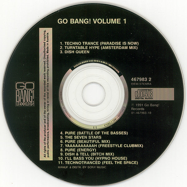 Various : Go Bang! Volume 1 (CD, Comp)