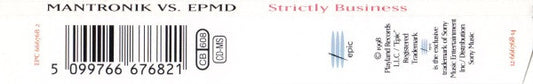 Kurtis Mantronik vs. EPMD : Strictly Business (CD, Maxi)