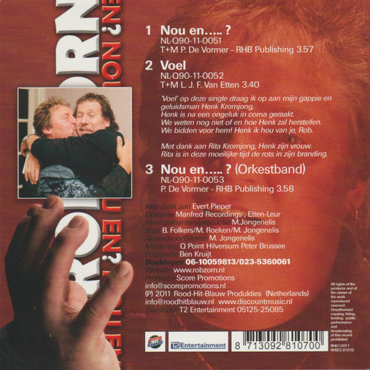 Rob Zorn : Nou En.....? (CD, Single)
