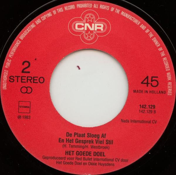Het Goede Doel : Net Zo Lief Gefortuneerd (7", Single)