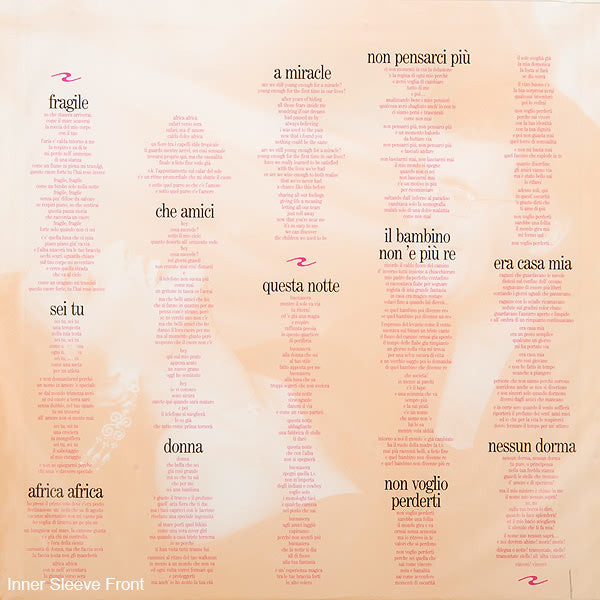 Al Bano & Romina Power : Fragile (LP, Album)