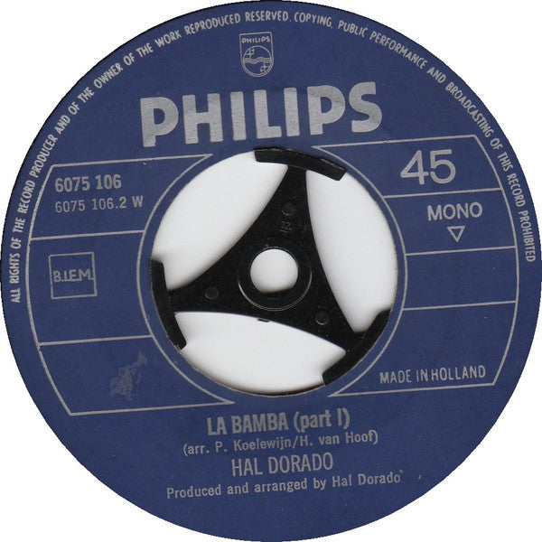 Hal Dorado : The Bull And I / La Bamba (7", Single, Mono, Big)