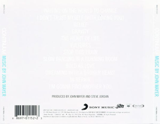 John Mayer : Continuum (CD, Album)