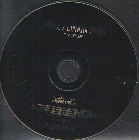 Jay-Z / Linkin Park : Numb / Encore (CD, Single, Promo)