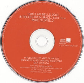 Mike Oldfield : Tubular Bells 2003 Introduction (CD, Single, Promo)