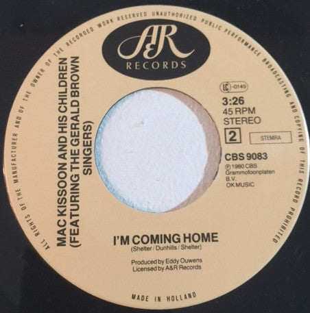 Mac Kissoon And His Children Featuring The Gerald Brown Singers : Glory Glory (7", Single)