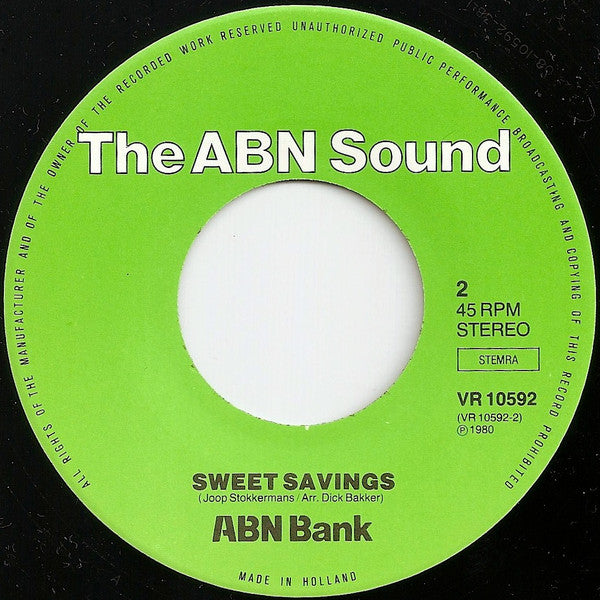 The ABN Sound : Rockin' Interests / Sweet Savings (7", Single)