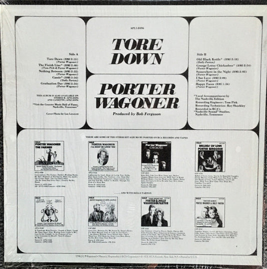 Porter Wagoner : Tore Down (LP, Album, Ind)