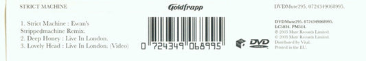 Goldfrapp : Strict Machine (DVD-V, Single, PAL)