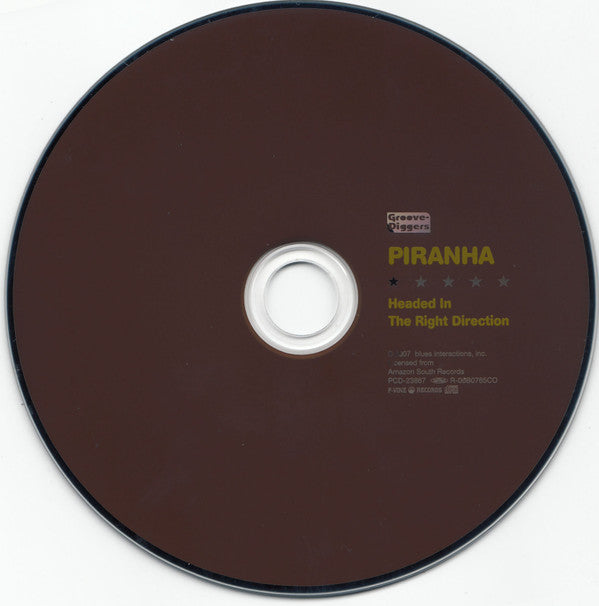 Piranha (3) : Headed In The Right Direction (CD, Album, RE, Pap)