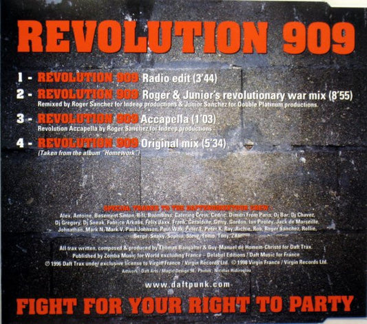 Daft Punk : Revolution 909 (CD, Single)
