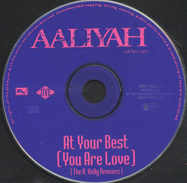 Aaliyah : At Your Best (You Are Love) (The R. Kelly Remixes) (CD, Single)