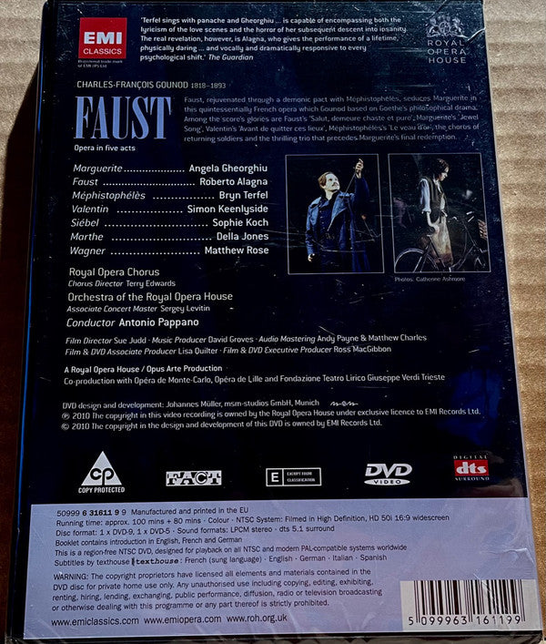 Charles Gounod, Antonio Pappano : Faust (2xDVD-V, PAL)