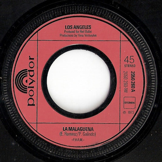 Trio Los Angeles : La Malaguena (7", Single)