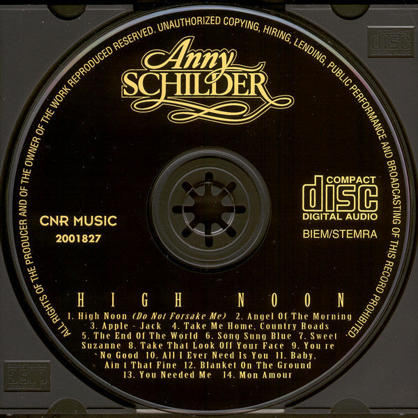 Anny Schilder : High Noon (CD, Album)