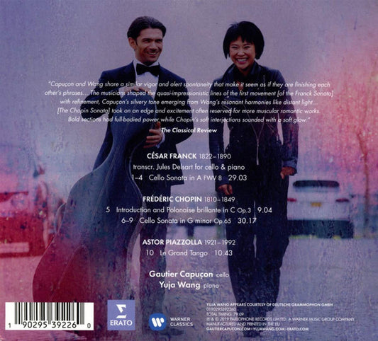 Frédéric Chopin, César Franck, Astor Piazzolla, Gautier Capuçon, Yuja Wang : Franck • Chopin (CD, Album, Dig)