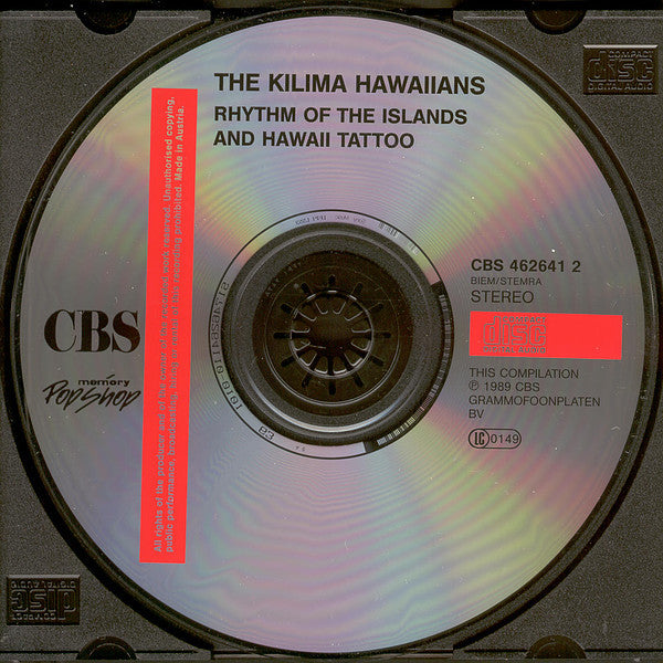 De Kilima Hawaiians : Rhythm Of The Islands & Hawaii Tattoo (CD, Comp, RE)