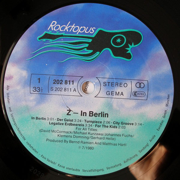 Z (18) : In Berlin (LP, Album)