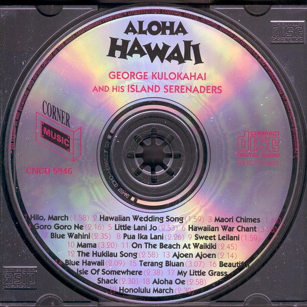 George Kulokahai And His Island Serenaders : Aloha Hawaii (CD, Album)