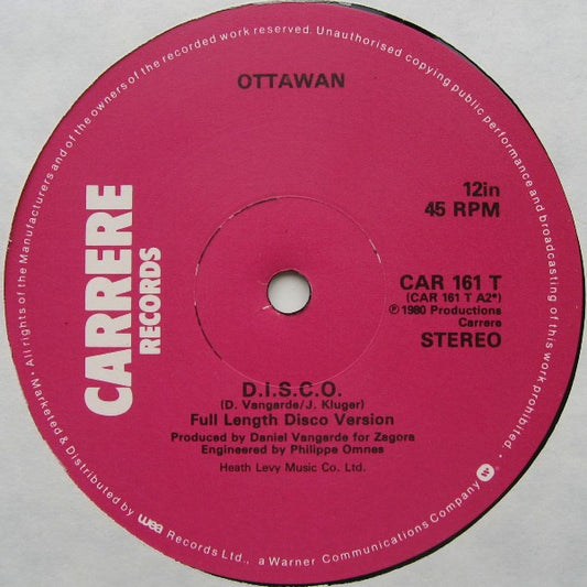 Ottawan : You're O.K. / D.I.S.C.O. (12")
