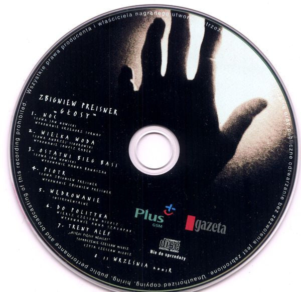 Zbigniew Preisner : Głosy (CD, Promo)