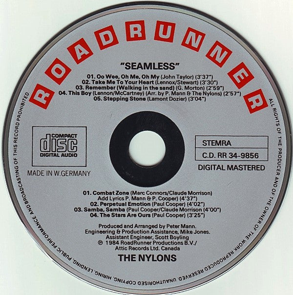 The Nylons : Seamless (CD, Album, RE)