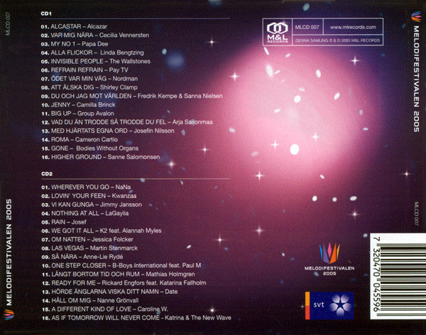 Various : Melodifestivalen 2005 (2xCD, Comp)