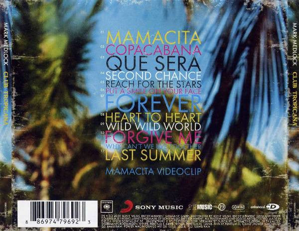 Mark Medlock : Club Tropicana (CD, Album, Enh)