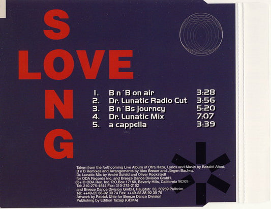 Ofra Haza : Love Song (CD, Maxi)