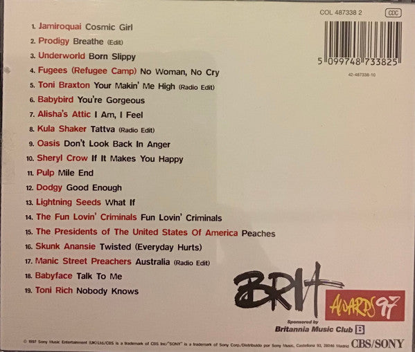 Various : Brit Awards '97 - The Album Of The Year (CD, Comp)