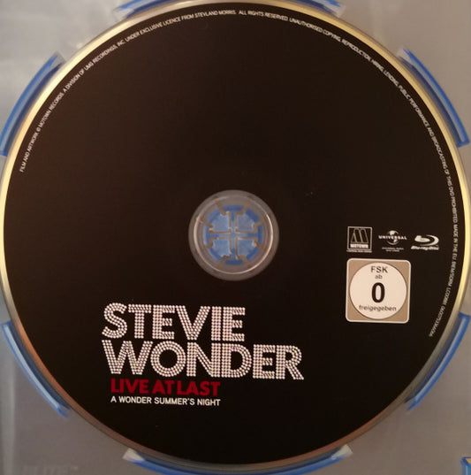 Stevie Wonder : Live At Last (A Wonder Summer's Night) (Blu-ray, Multichannel)