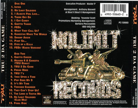 TRU : TRU 2 Da Game (2xCD, Album, RE)