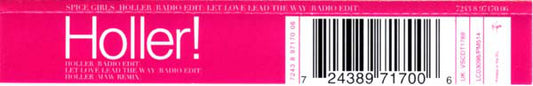Spice Girls : Holler (CD, Single, Enh)