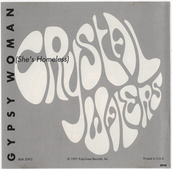Crystal Waters : Gypsy Woman (She's Homeless) (CD, Maxi)