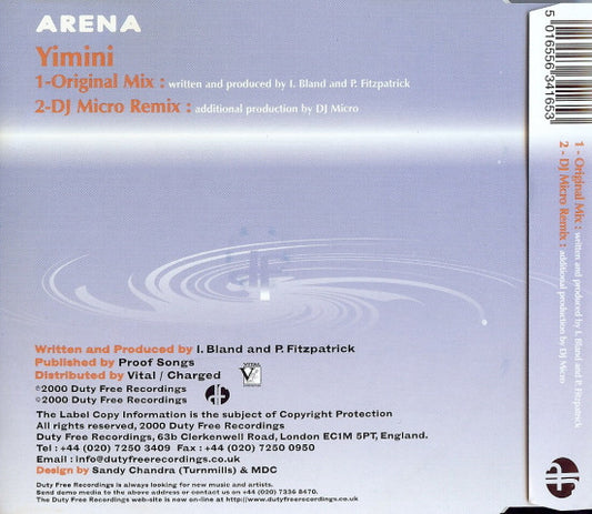 Arena (23) : Yimini (CD, Single)