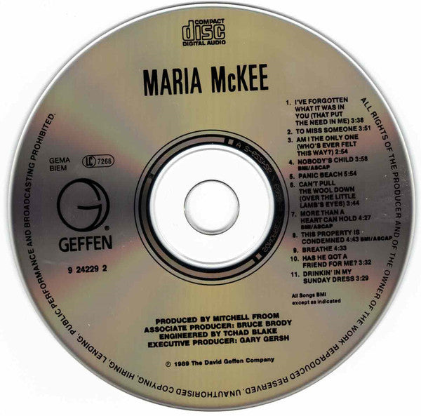 Maria McKee : Maria McKee (CD, Album)