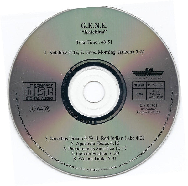 G.E.N.E. : KatChina (CD, Album)