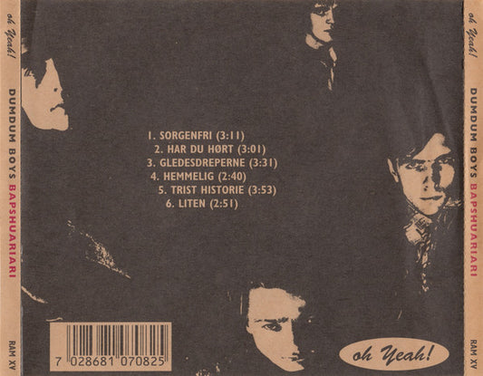 DumDum Boys : Bapshuariari (CD, EP, RE)