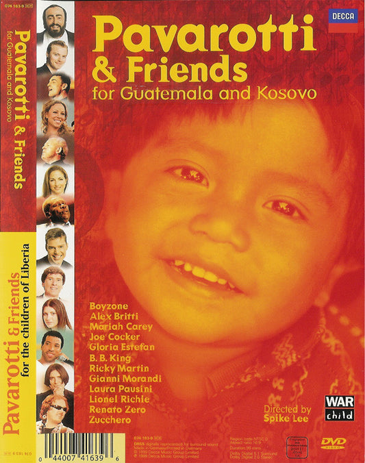 Various : Pavarotti & Friends For The Children Of Liberia / Pavarotti & Friends For Guatemala And Kosovo (DVD-V, NTSC)