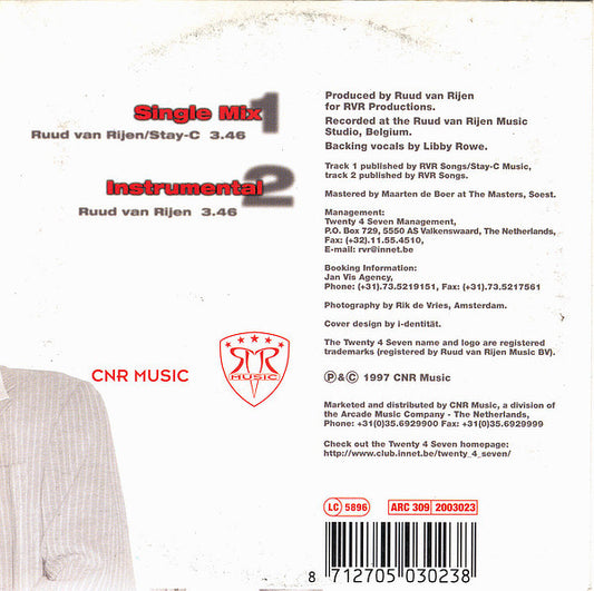 Twenty 4 Seven Featuring Stella (3) And Stay-C : If You Want My Love (CD, Single)
