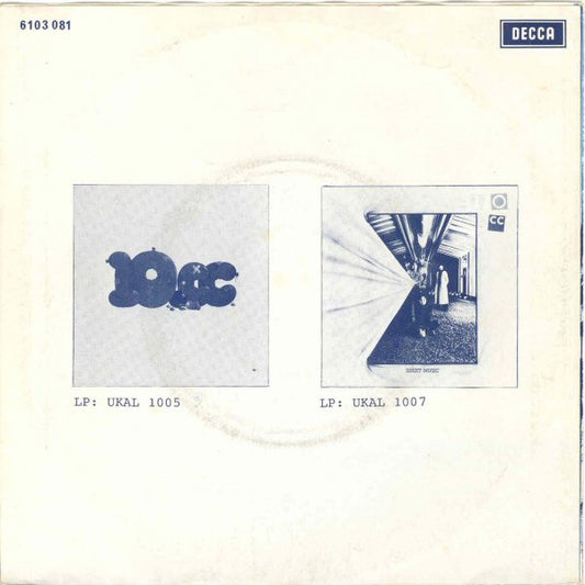 10 C.C.* : Silly Love (7", Single)