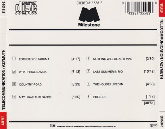 Azymuth : Telecommunication (CD, Album, RE)