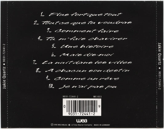 Jakie Quartz : Jakie Quartz (CD, Album)