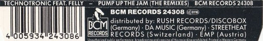 Technotronic Featuring Felly : Pump Up The Jam (The Remixes) (CD, Maxi)
