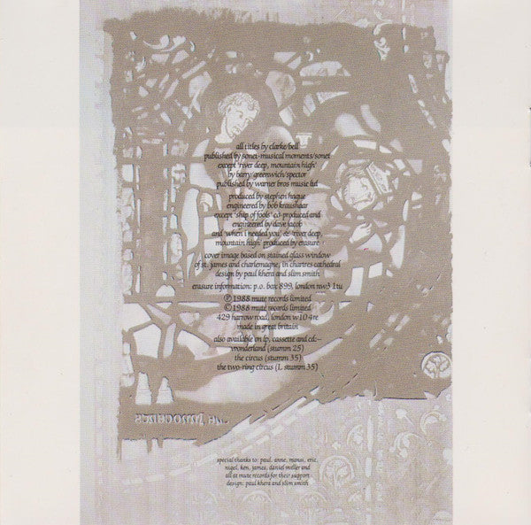 Erasure : The Innocents (CD, Album)