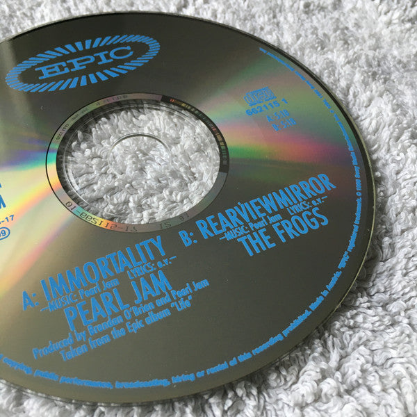 Pearl Jam : Immortality (CD, Single)